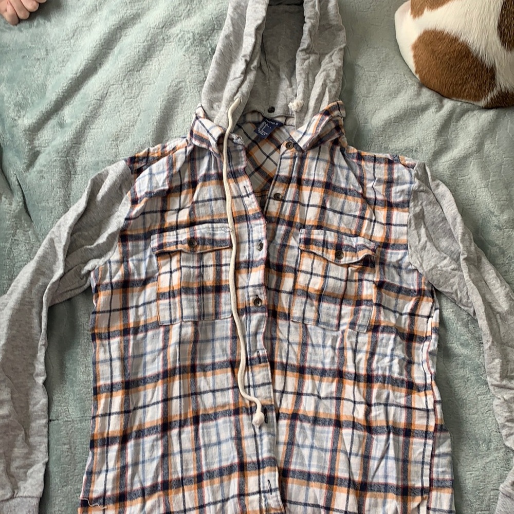 Hooded flannel